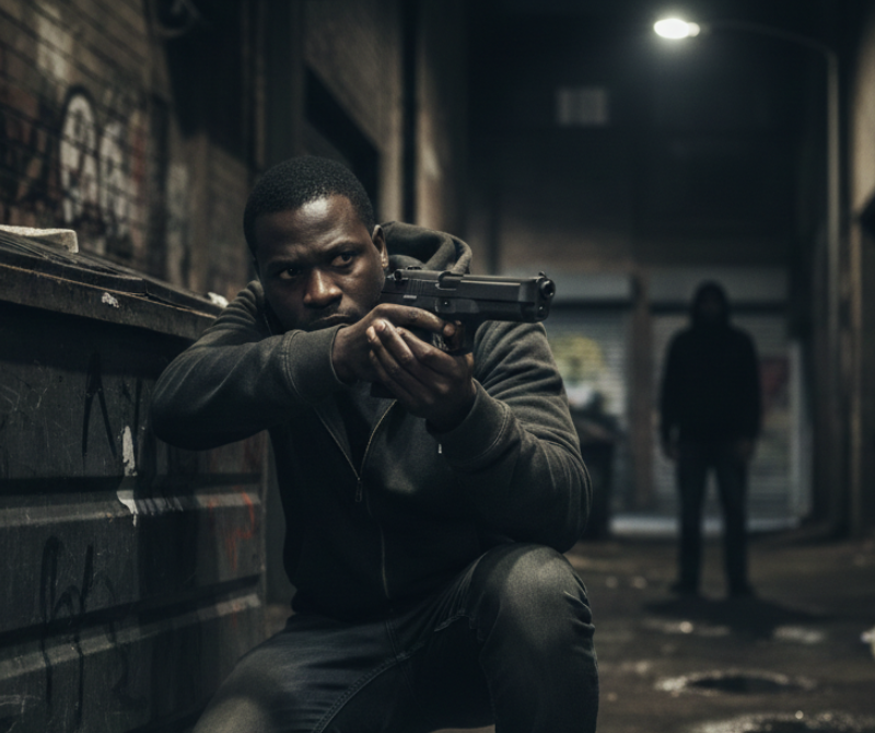 Aksa AK18 Black Blank-Firing Training Tool | Self-Defense Tool | Black